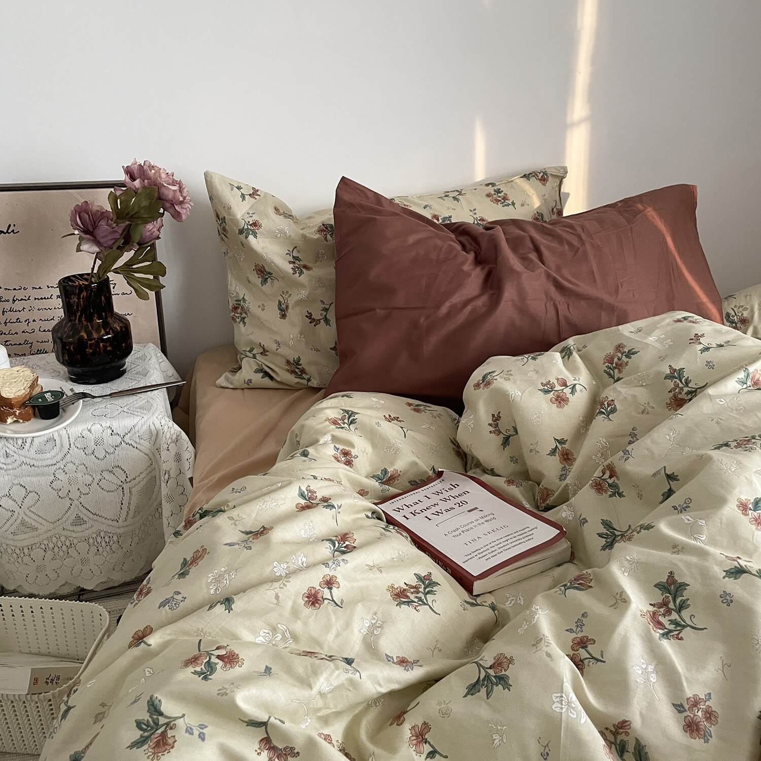 Old Fashioned Bloemen Beddengoedset