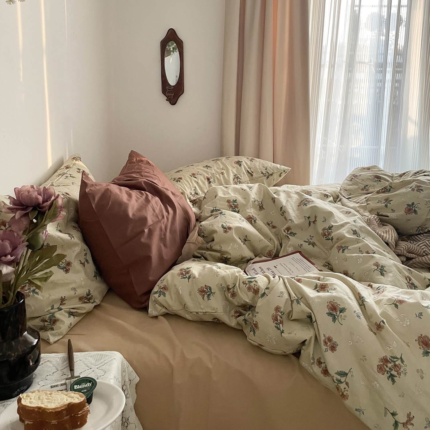 Old Fashioned Bloemen Beddengoedset
