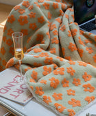 Fluffy Vintage Kamillepatroon Deken