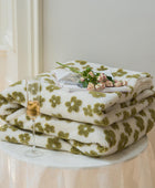 Fluffy Vintage Kamillepatroon Deken