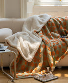 Fluffy Vintage Kamillepatroon Deken