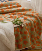 Fluffy Vintage Kamillepatroon Deken