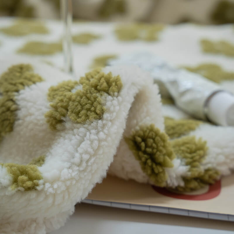 Fluffy Vintage Kamillepatroon Deken