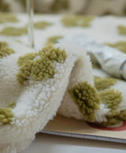 Fluffy Vintage Kamillepatroon Deken