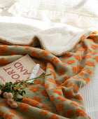 Fluffy Vintage Kamillepatroon Deken