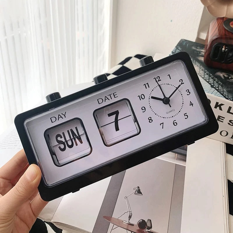 Vintage Mechanische Flip Klok