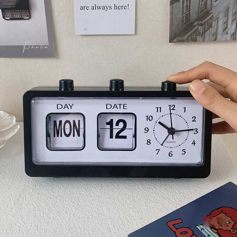 Vintage Mechanische Flip Klok