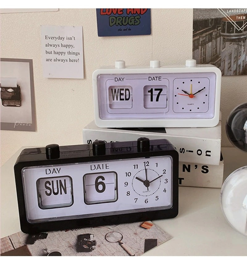 Vintage Mechanische Flip Klok