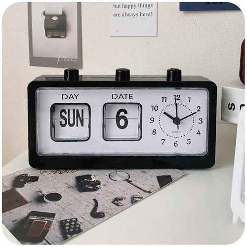 Vintage Mechanische Flip Klok