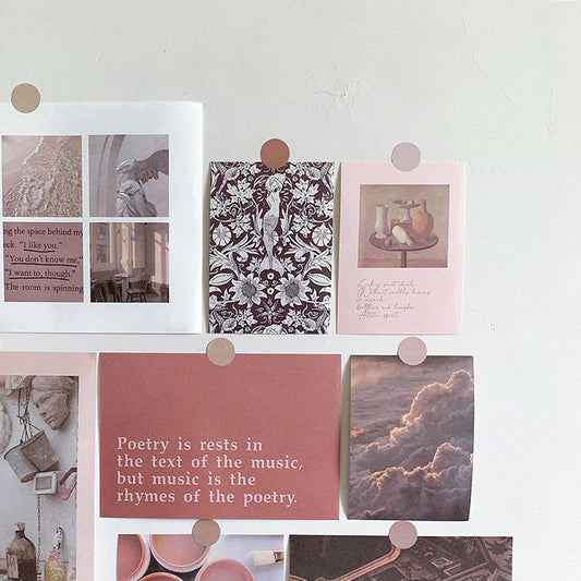 Vintage Kunst Wandcollage Kaarten