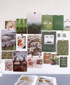 Vintage Kunst Wandcollage Kaarten