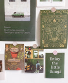 Vintage Kunst Wandcollage Kaarten
