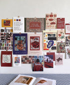 Vintage Kunst Wandcollage Kaarten