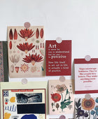 Vintage Kunst Wandcollage Kaarten
