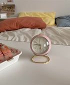 Vintage Ronde Klok (Met Alarm)