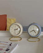 Vintage Ronde Klok (Met Alarm)