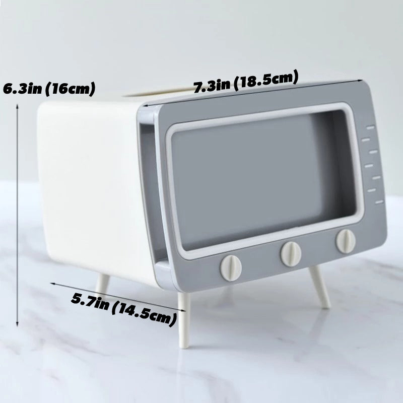 Vintage TV Tafel Tissuehouder