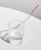 Pastelkleurige Glazen Wavy Rietjes